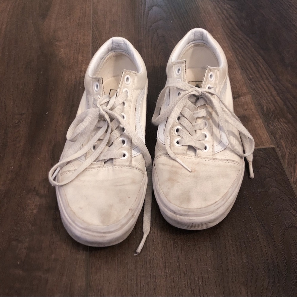 White old skool vans